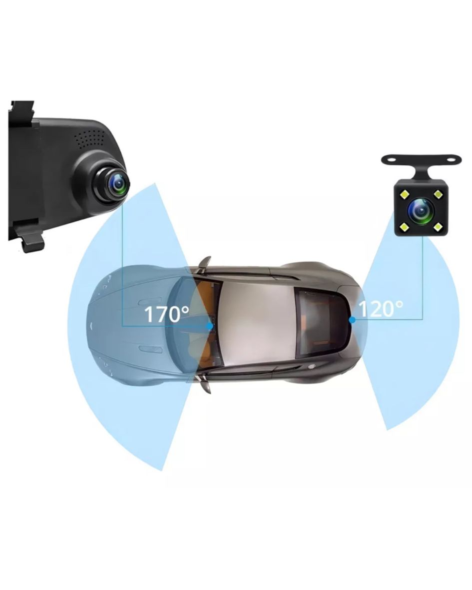 Camara Espejo Retrovisor con Pantalla