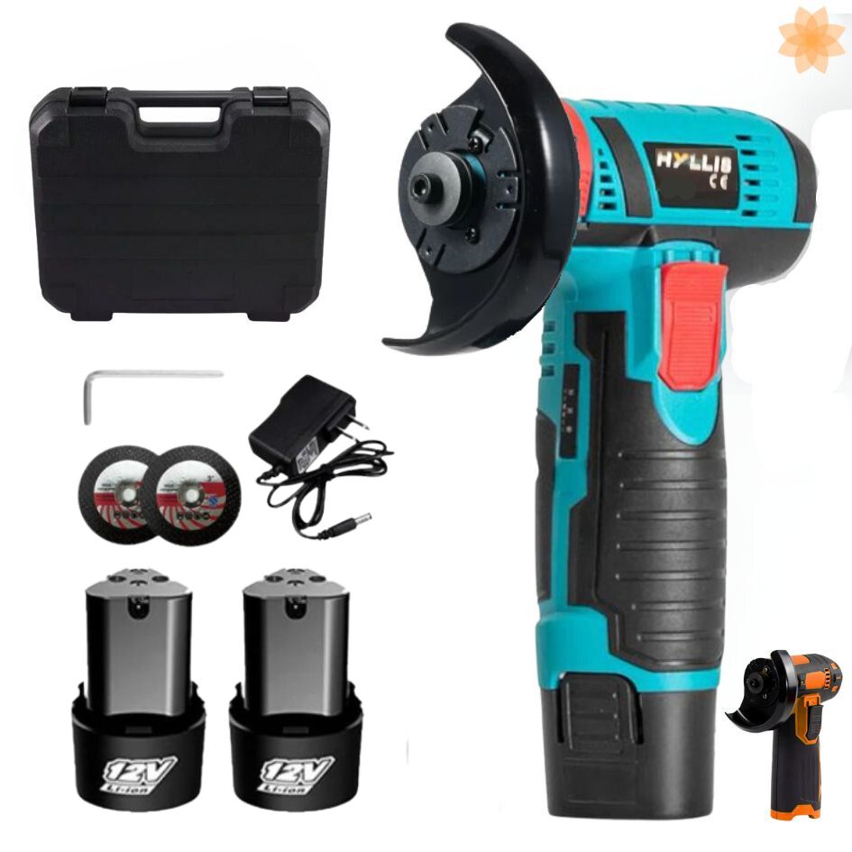 Amoladora Angular Esmeril Cortador 2 bat