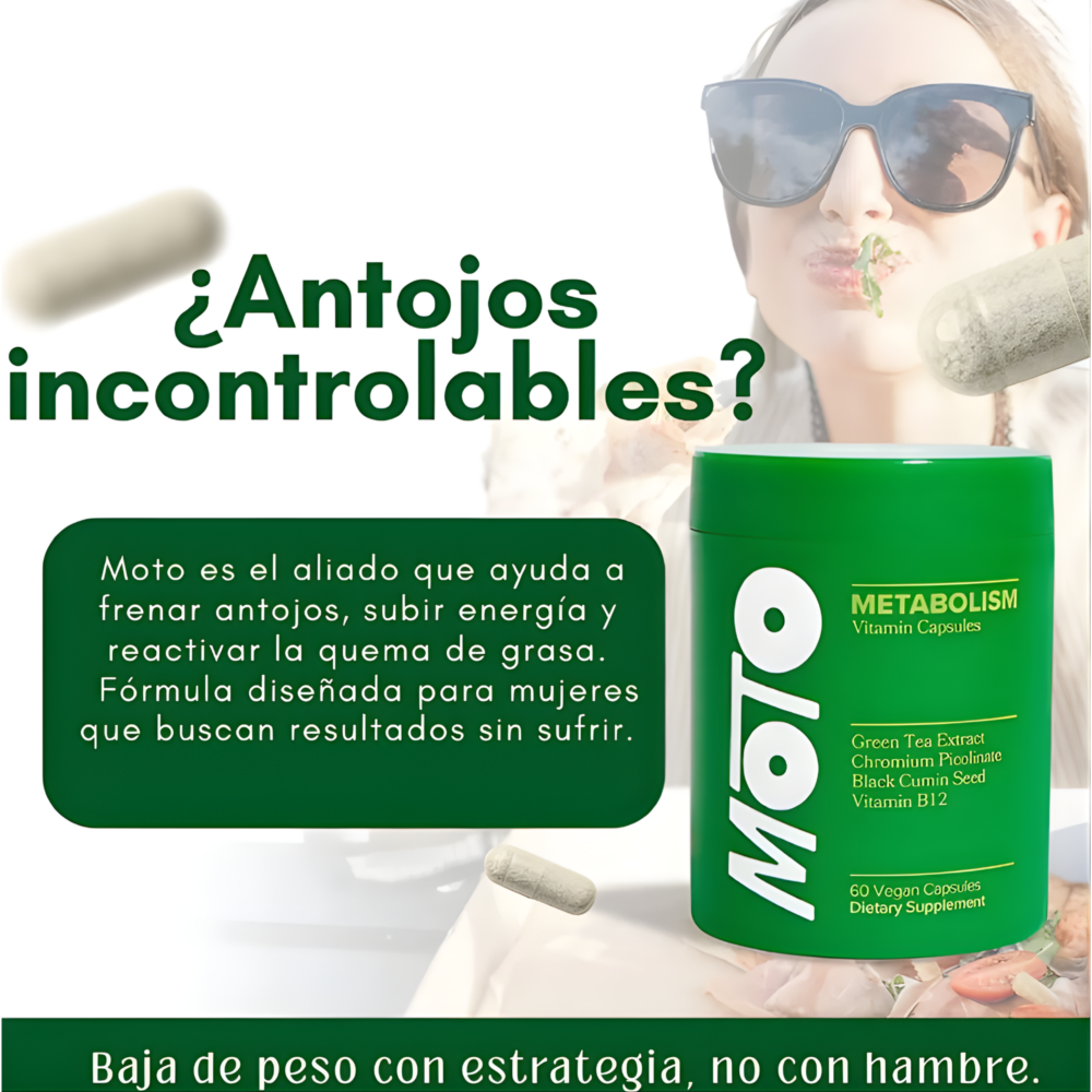 Suplemento Moto Metabolismo 60 Cap