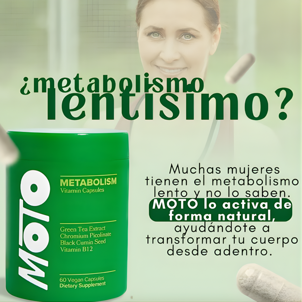 Suplemento Moto Metabolismo 60 Cap