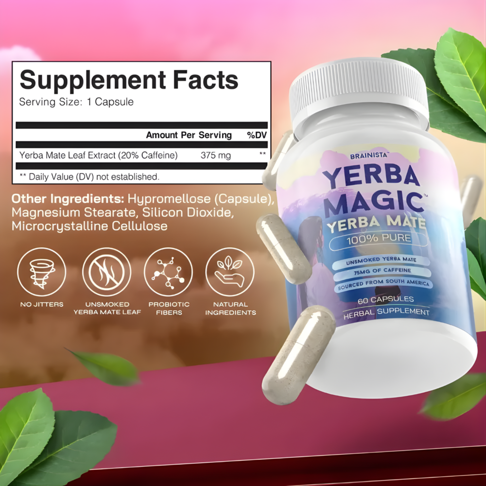 Suplemento Yerba Mate Magic Capsulas