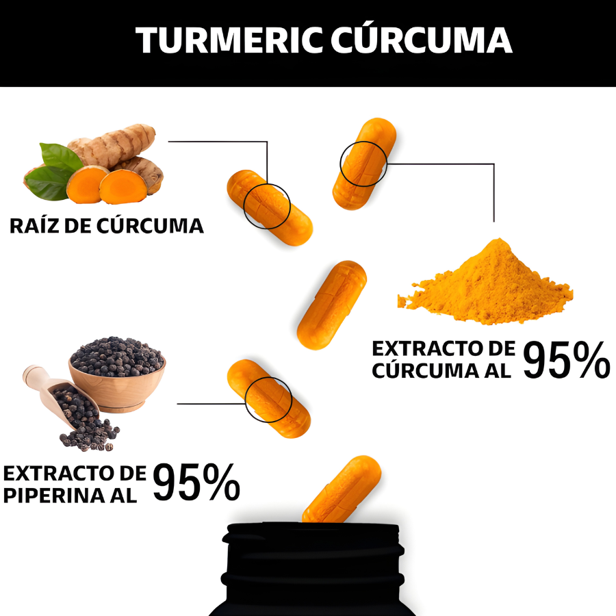 Suplemento Curcuma 150 Capsulas